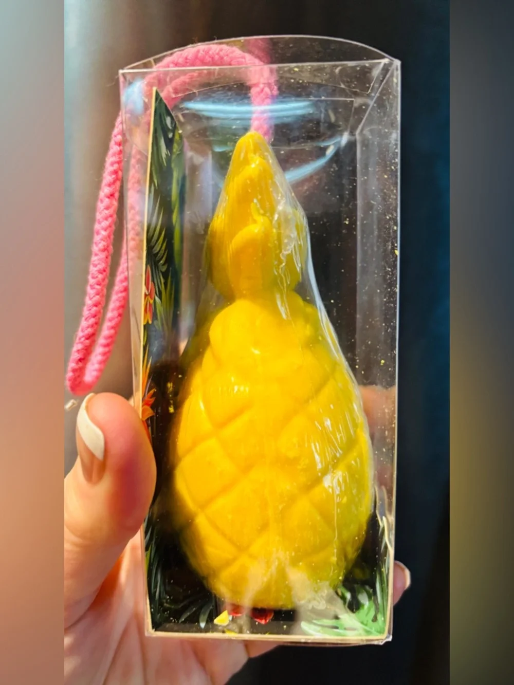 Pineapple Soap on a Rope